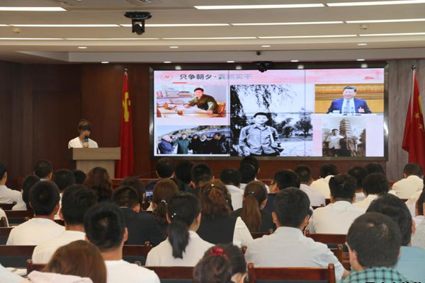 泓源公司黨委舉辦“培育泓源精神，勇?lián)鷩?guó)企使命”主題演講比賽(圖4)